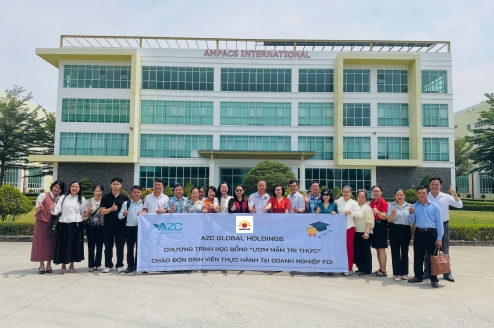AZC Global cùng Giáo viên Trường Cao đẳng Công Nghệ TPHCM tham quan tại doanh nghiệp FDI