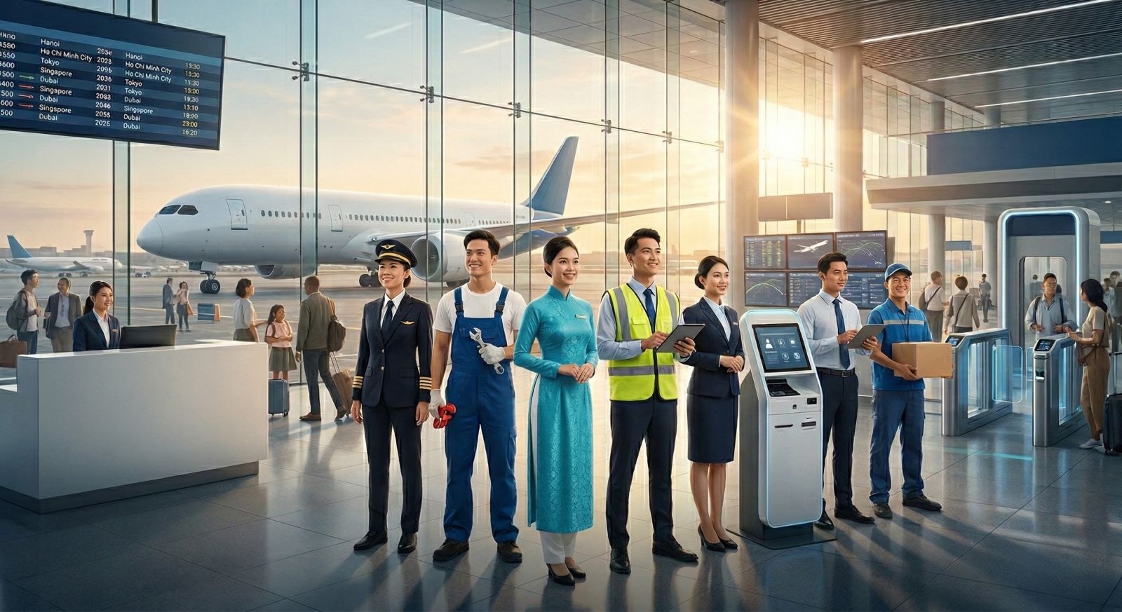 Cơ Hội Ngành Hàng Không 2026: Đón Đầu Vận Hội Mới Tại AZC Center Phú Mỹ Hưng